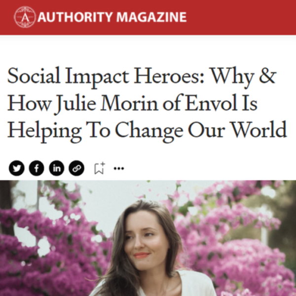 Julie morin Authority magazine interview envol app