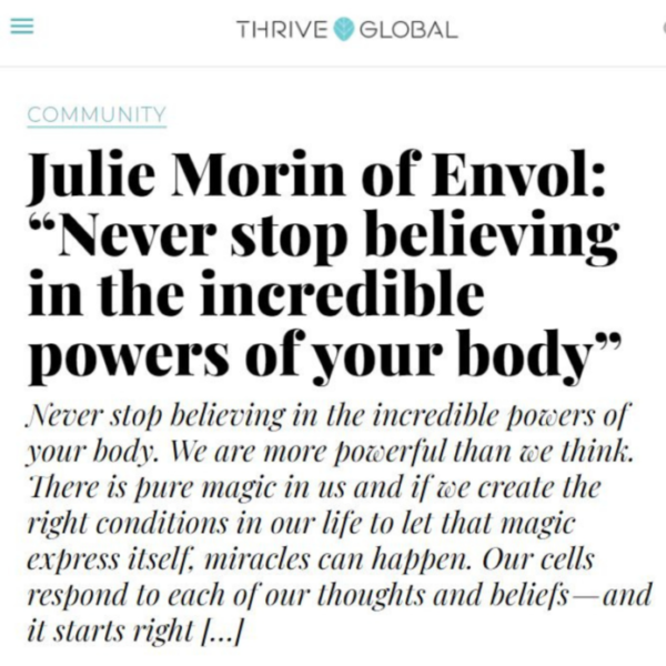 julie morin envol app Thrive Global