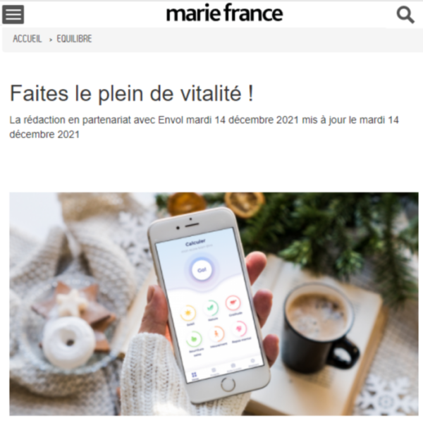 Marie France Envol app